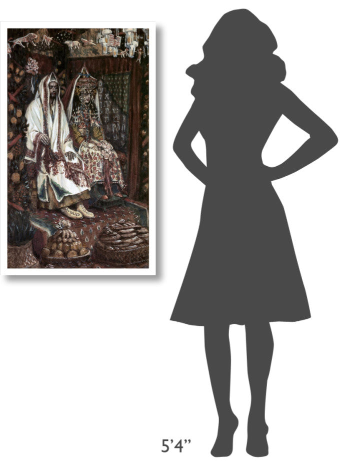 "Betrothed of Cana In Galilee" Digital Paper Print by James Tissot, 23"x38"