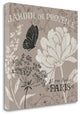 "French Linen Garden III" By Daphne Brissonnet, Giclee on Gallery Wrap Canvas