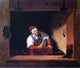 Francis William Edmonds A Cobbler, 20"x25" Gallery Wrapped Canvas Print