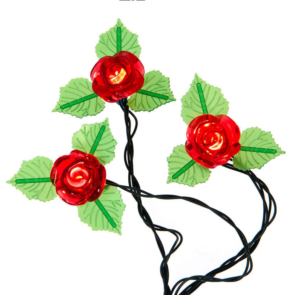 UL 10 Light, LED Red Rose Light Set