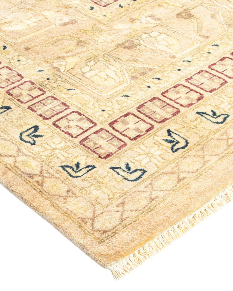 Reagan, One-of-a-Kind Hand-Knotted Area Rug Ivory, 9'0"x12'1"