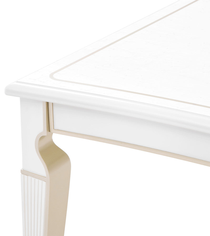 La Marisia Rectangular Dining Table, Creamy Pearl