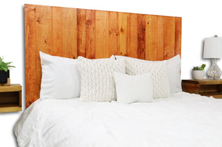 Handcrafted Headboard, Hanger Style, Monarch Orange, California King