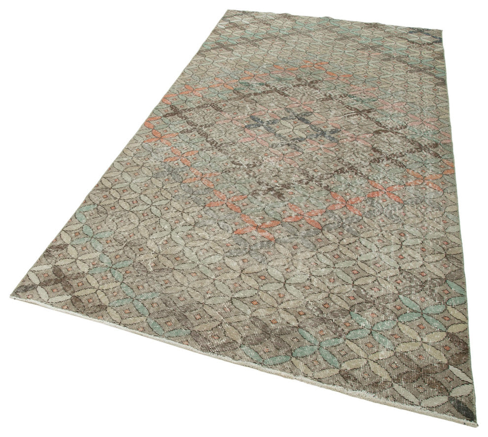 Rug N Carpet - Handmade Oriental 4' 8'' x 9' 0'' Vintage Area Rug