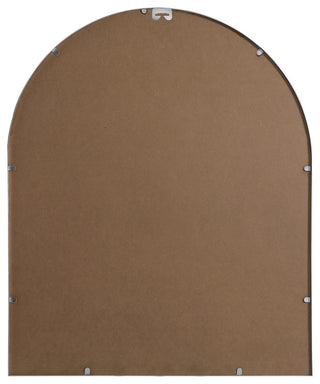 Elegant Decor Metal Frame Arch Mirror 30X36" in Silver
