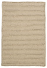 Simply Home Solid H182 Linen Indoor/Outdoor Area Rug, Rectangular 2'x6'