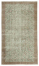 Rug N Carpet - Handmade Oriental 3' 7" x 6' 5" Faded Small Area Rug