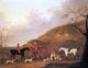 John Nost Sartorius The Kill, 21"x28" Gallery Wrapped Canvas Print