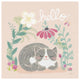 "Garden Friends VI" Digital Paper Print by Mary Urban, 42"x42"