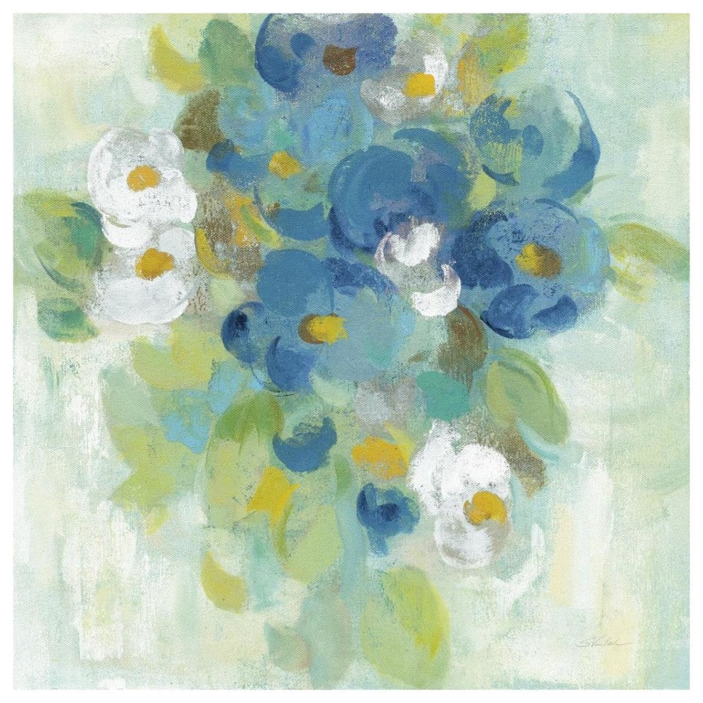 "Spring Aroma II Yellow" Digital Paper Print by Silvia Vassileva, 38"x38"