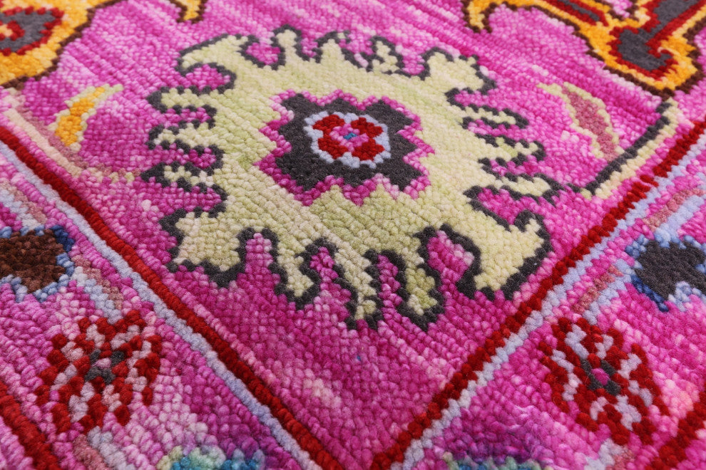 Hand-Knotted Turkish Oushak Wool Rug 8' 2" X 10' 2" - Q15954