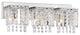 Camille 3-Light Crystal Strand Wall Sconce