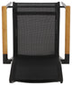 Shane Outdoor Mesh and Aluminum Dining Chairs, Set of 4