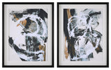 Uttermost Winterland Abstract Prints, Set of 2