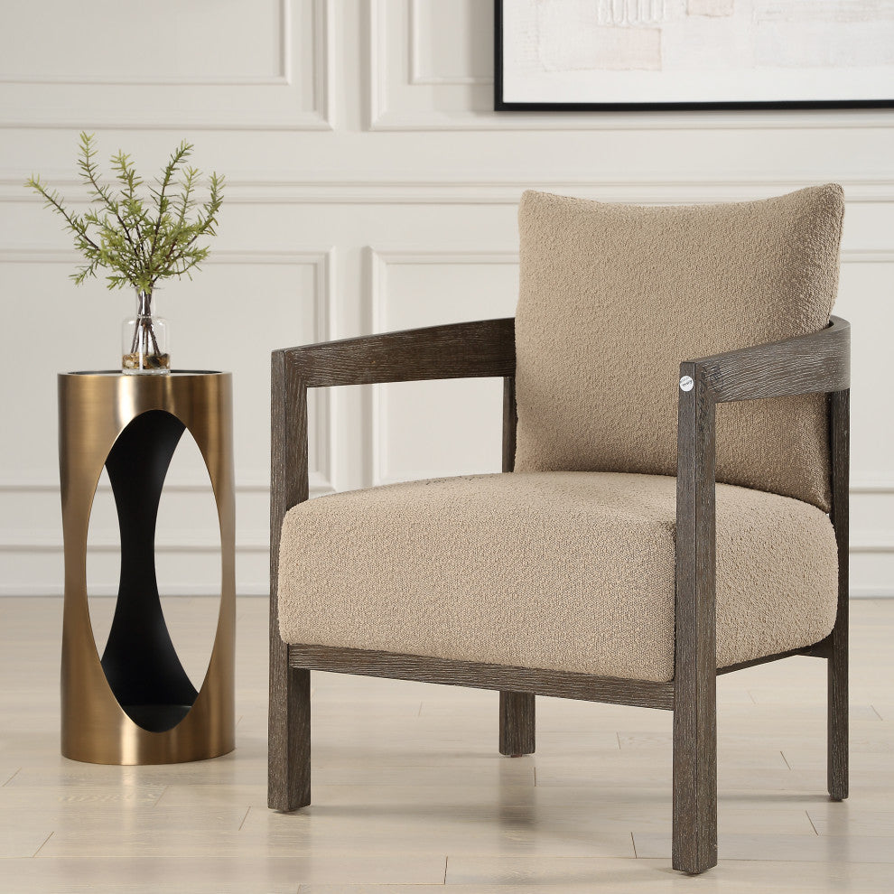 Uttermost - 24905 - Drink Table - Achilles - Brushed Brass