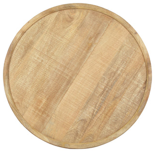 Merry Rustic Handcrafted Round Mango Wood Coffee Table