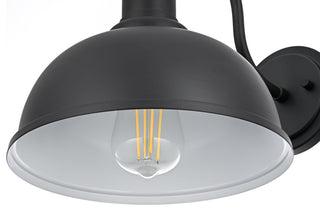 Home Living 9.5" Outdoor Wall Sconce, Black