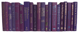 Decorative Books - Orchid - Purple Books By The Foot