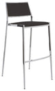 Aaron Stackable Stool, Black, Bar Height