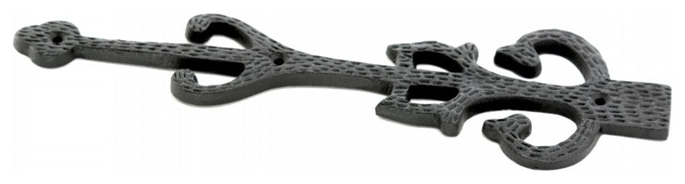 4 Dummy Strap Hinges Black Wrought Iron Decorative |