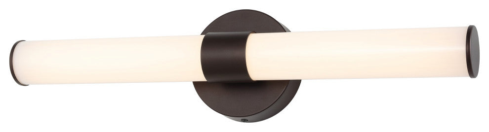 Brooks 20.13" 1-Light Iron Integrated LED Vanity Light, Oil Rubbed Bronze