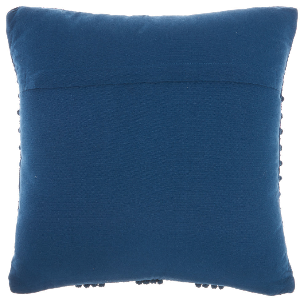 Mina Victory GC380 Throw Pillow, Navy, 18"X18"