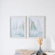 Framed Watercolor Sailboat Print, 2-Piece Set