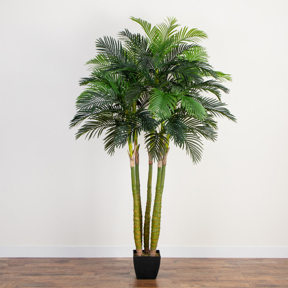 9.5ft. Giant Five Stalk Artificial Areca Palm Tree