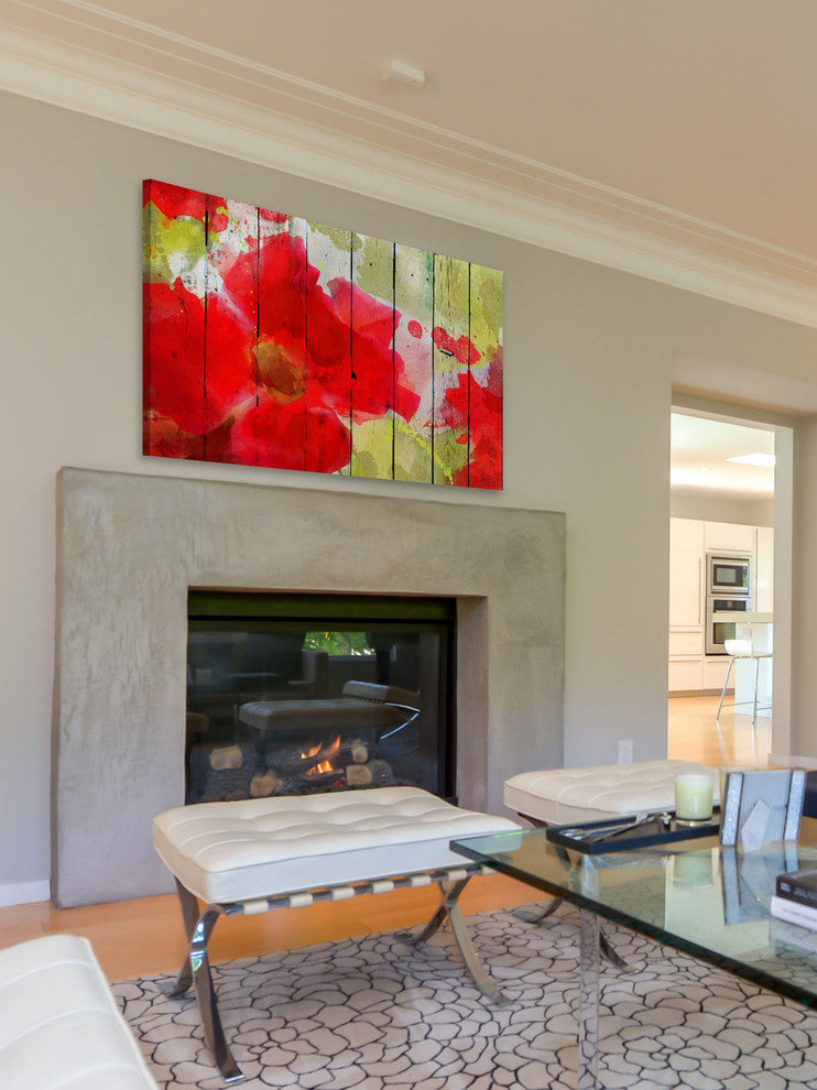 "Beautiful in Red" Painting Print on Canvas by Irena Orlov