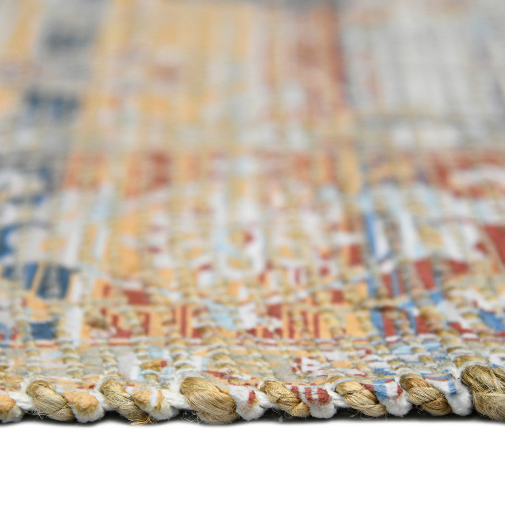 Prairie Larson Area Rug, Blue, 8' x 10', Oriental