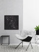 "Swift Reaction" Floater Framed Painting Print on Canvas, 12x12