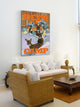 "Deer Camp 2" Painting Print on Canvas by Saturday Evening Post