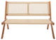 Safavieh Kobina Outdoor Bench Natural/Natural Rope