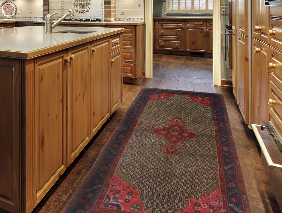 Vintage Distressed Zaide Lt. Brown Runner