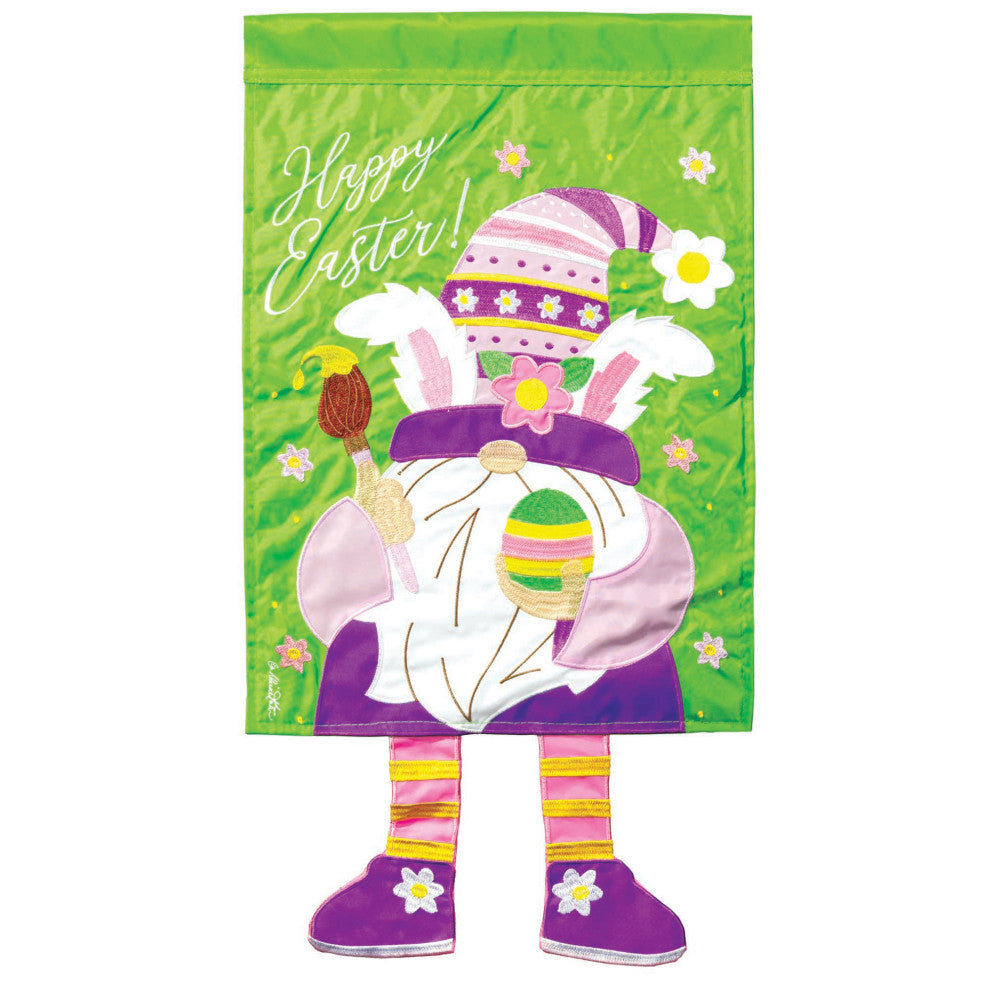 Crazy Leg Happy Easter Gnome 24in