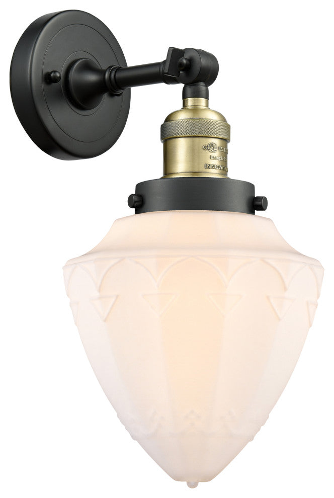 Innovations 203-BAB-G661-7-LED 1 Light Sconce, Black Antique Brass