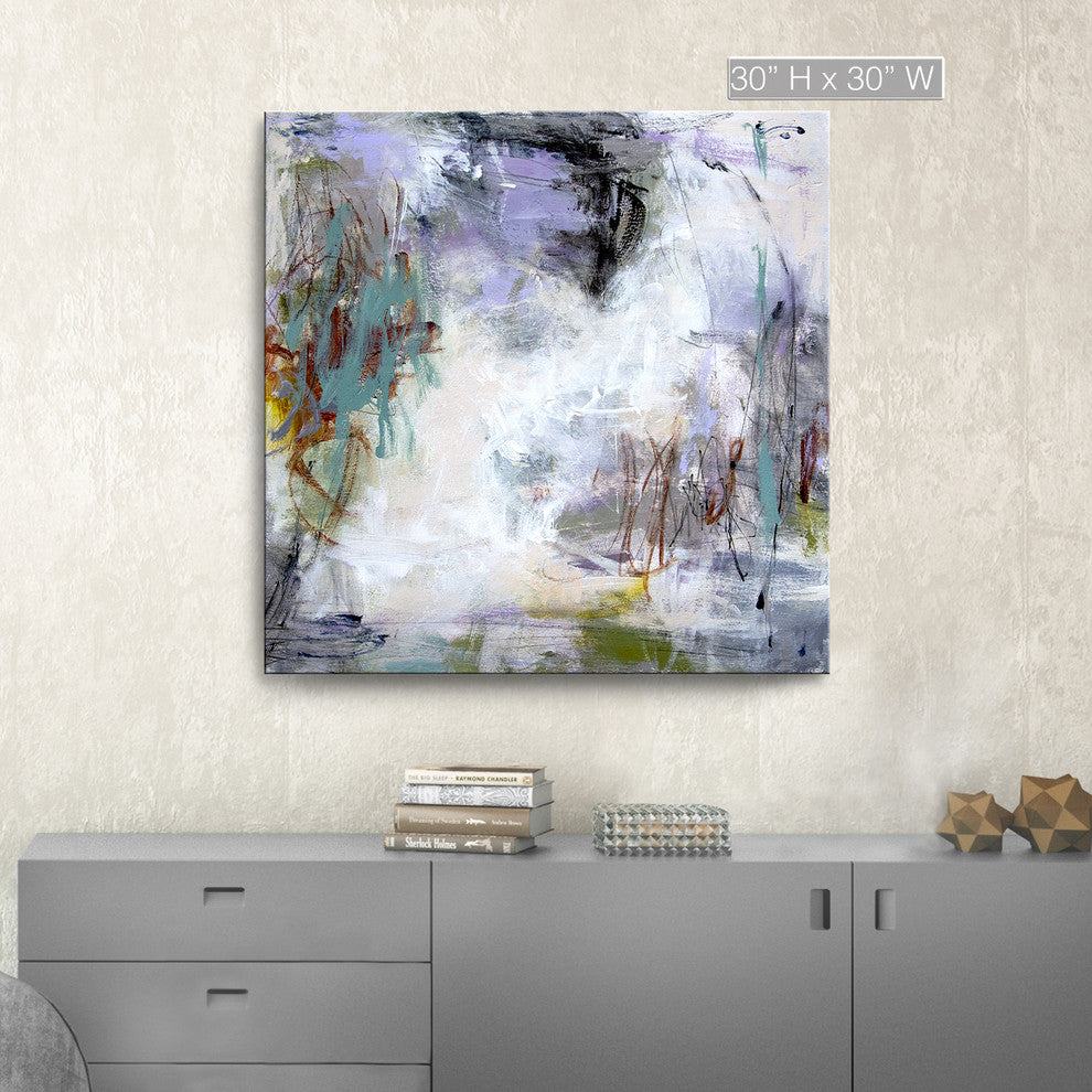 Ready2HangArt 'Grassy Waters' Abstract Canvas Wall Art