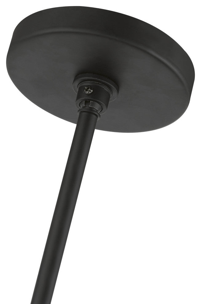 Uptown 6 Light Black Pendant Chandelier