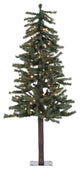 Vickerman A805141 4' Natural Alpine Artificial Christmas Tree, Clear Lights