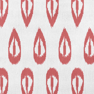 Ikat Tears Decorative Throw Pillow, Red-Orange, 26x26"