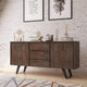 Lowry Sideboard Buffet, Rustic Natural Aged Brown