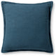 Chris Loves Julia x Loloi Morris Blue 22'' x 22'' Cover With Poly Pillow