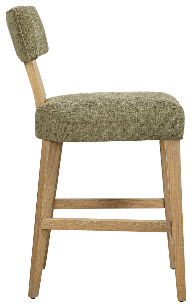 Uttermost Elysian Moss Counter Stool