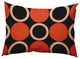 Mod Circles Accent Pillow, Harvest Orange, 14"x20"