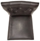 GDF Studio Pierre Brown Leather Barstools, Set of 2, Brown Leather, Bar Height