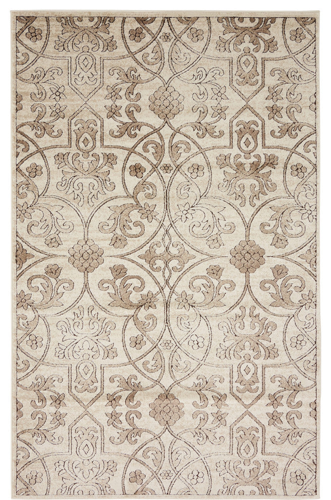Unique Loom Dark Beige Washington Rushmore 5' 0 x 8' 0 Area Rug