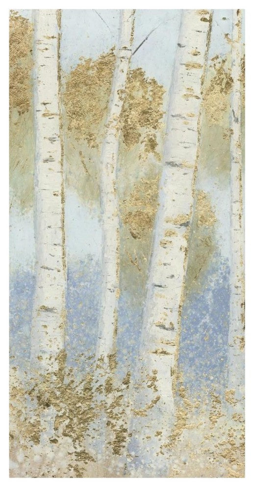 "Summer Birches III" Digital Paper Print by James Wiens, 20"x38"