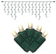 Vickerman X6G3301 70 Warm White Icicle Wide Angle Led, 9' Christmas Light Strand