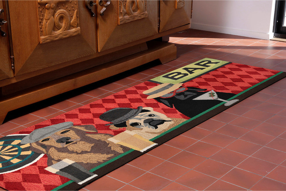 Frontporch Bar Patrol Indoor/Outdoor Rug Port 2'6x4'