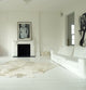 Pergamino White Cowhide Rug, Large